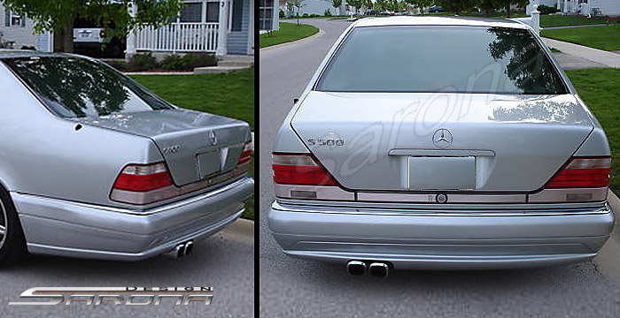 Custom Mercedes S Class Rear Bumper  Sedan (1992 - 1999) - $590.00 (Part #MB-045-RB)